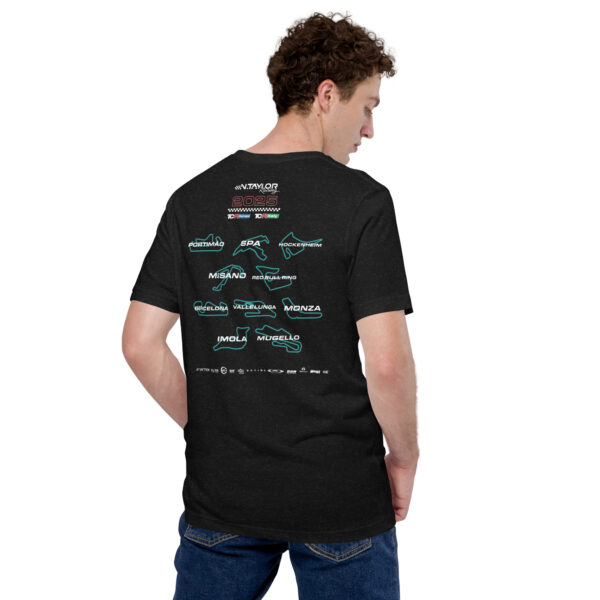 NTaylor Racing, 2025 TCR Tracks - Unisex t-shirt, Black - Image 2