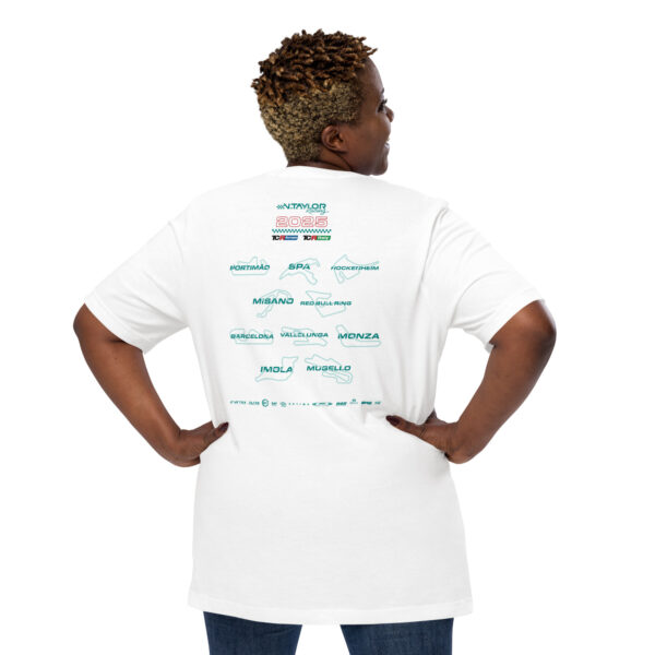 NTaylor Racing, 2025 TCR Tracks - Unisex t-shirt, White - Image 2