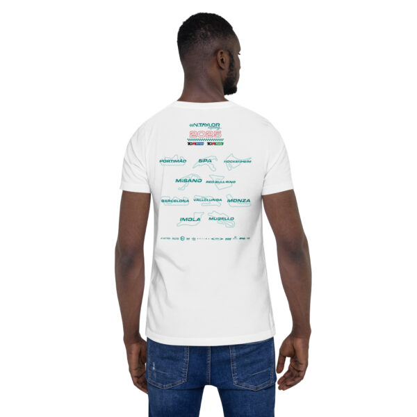 NTaylor Racing, 2025 TCR Tracks - Unisex t-shirt, White - Image 5